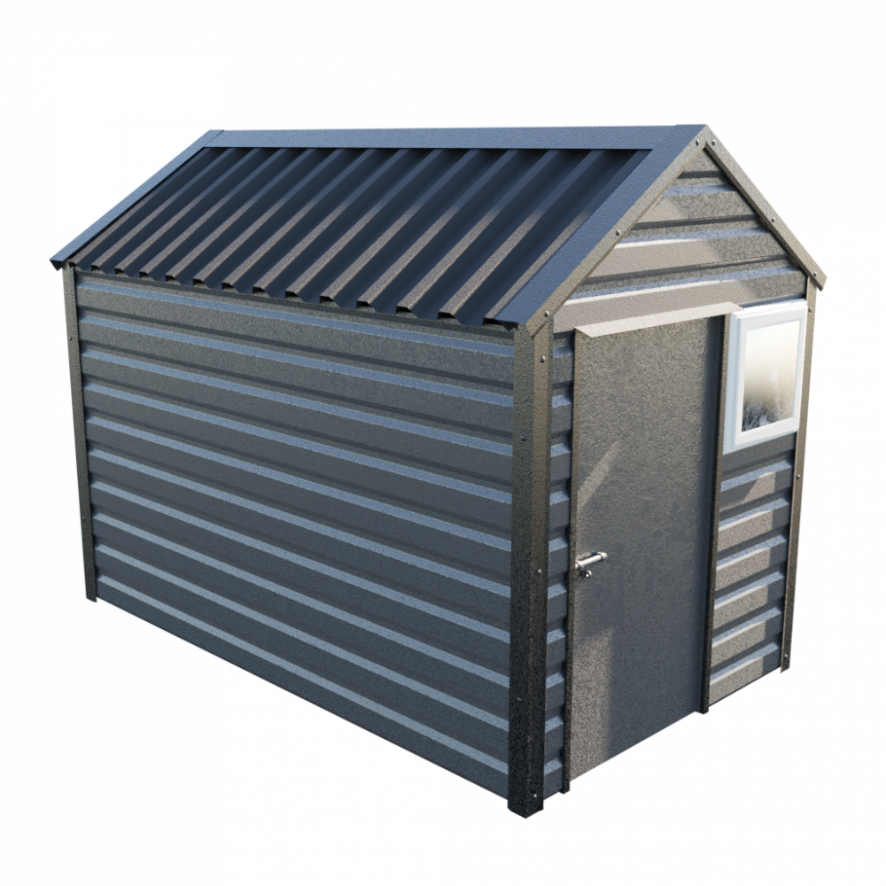 6' x 10'3" Apex Shed - Anthracite