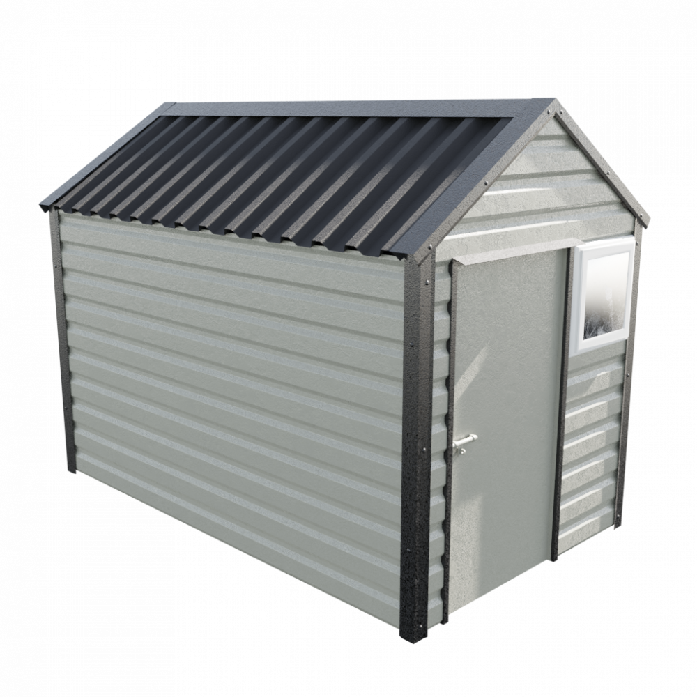 6' x 10'3" Apex Shed - Goosewing Grey