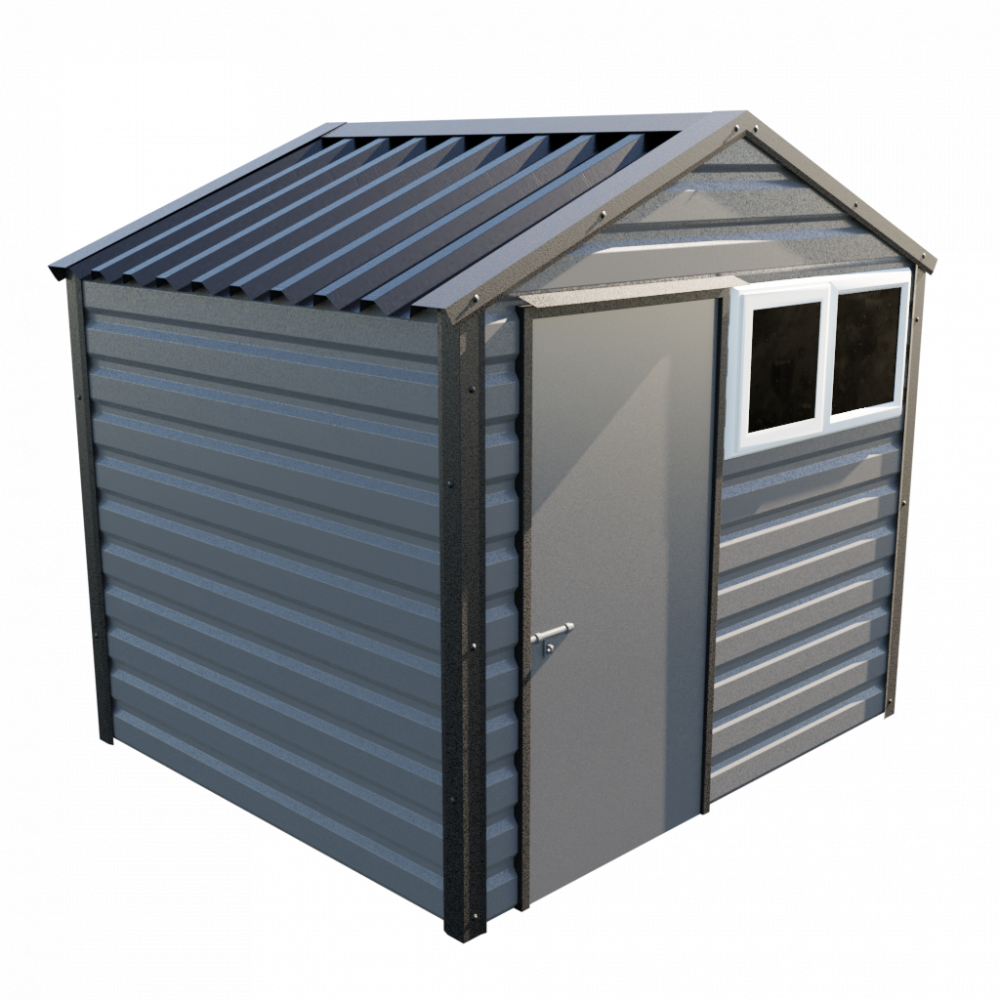 8' x 7' Apex Shed - Anthracite