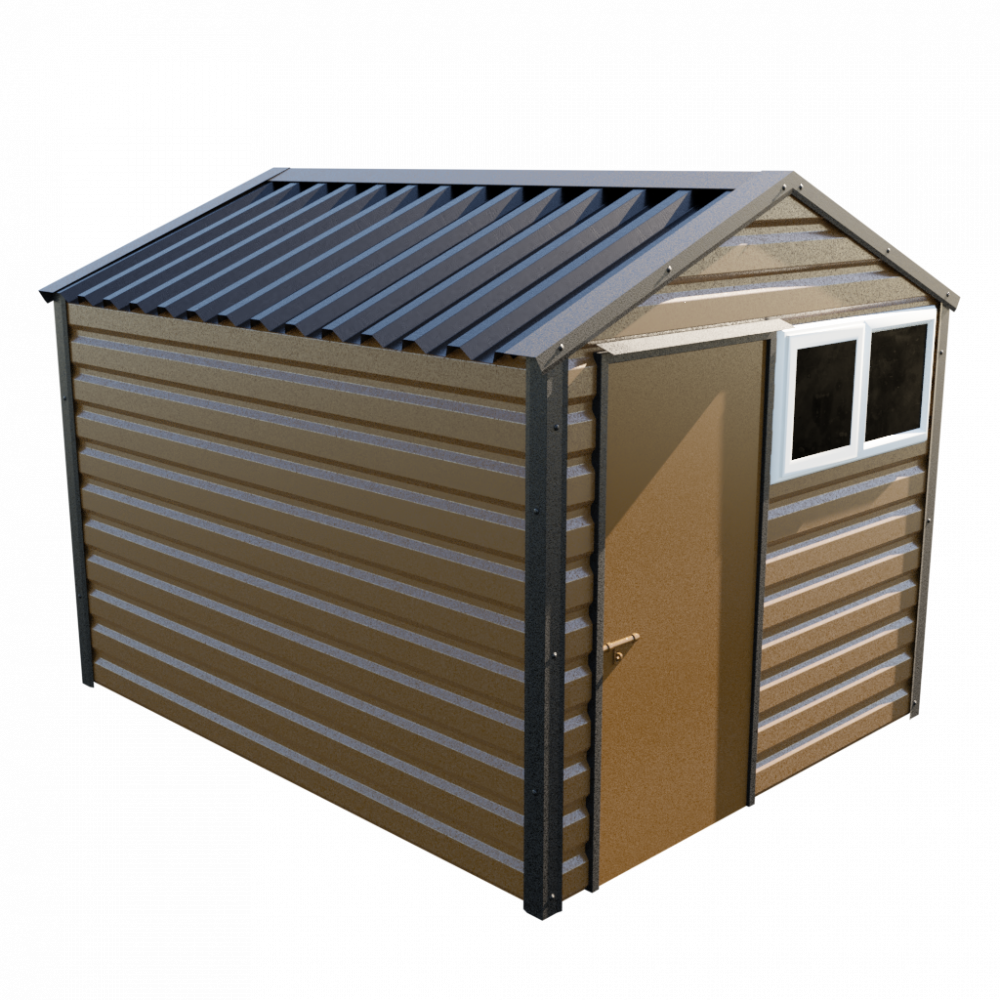 8' x 10'3" Apex Shed - Vandyke Brown