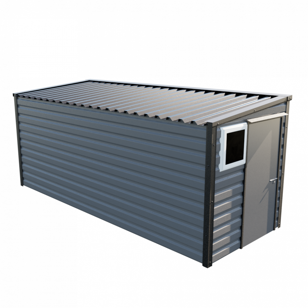 6' x 16'9" Pent Shed - Anthracite