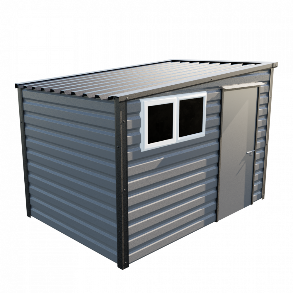 10'2" x 7' Pent Shed - Anthracite