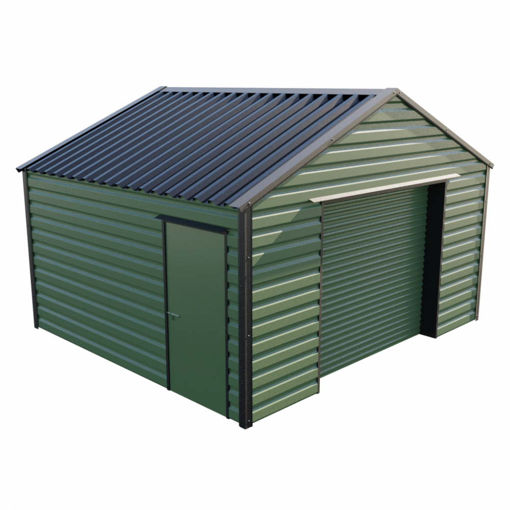 15' x 13'6" Garage - Olive Green