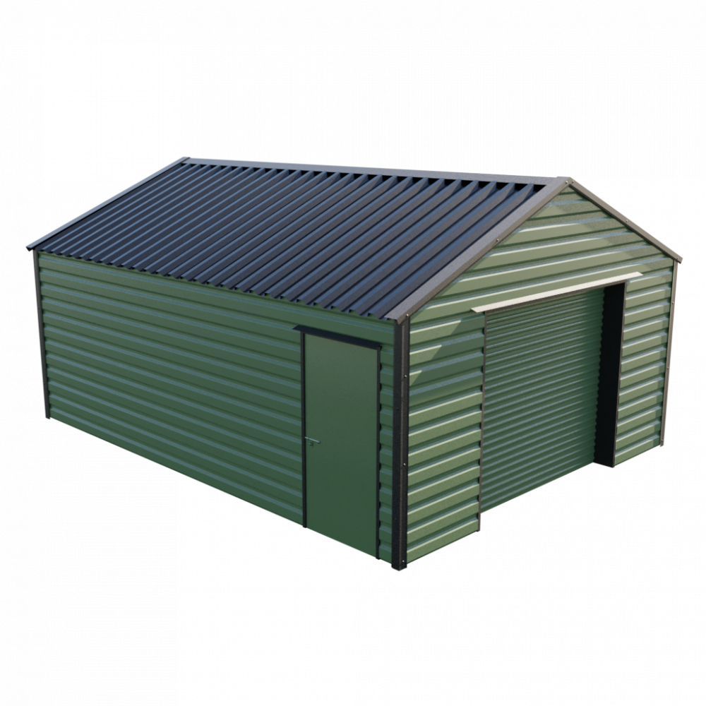 15' x 20' Garage - Olive Green