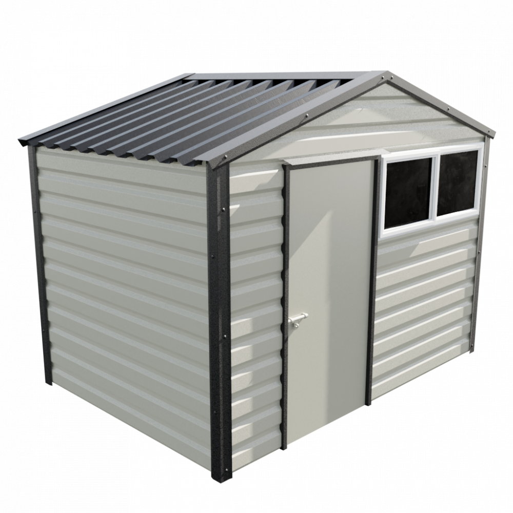 10'2" x 7' Apex Shed - Goosewing Grey