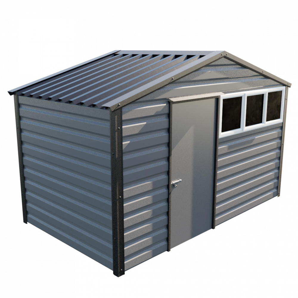 12' x 7' Apex Shed - Anthracite